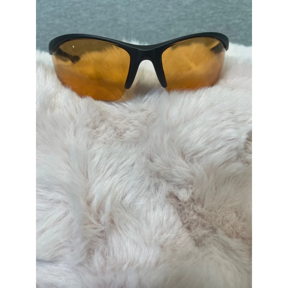 Unisex Unbranded Sunglasses One Size - Black and Orange